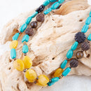 Agave Mixed Stone Statement Necklace