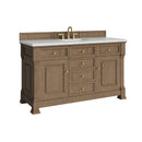 James Martin Brookfield 60" Single Bathroom Vanity, Pecan
