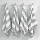 Cotton Velour Cabana Stripe Beach Towel - Novia Collection by Great Bay Home