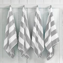 Cotton Velour Cabana Stripe Beach Towel - Novia Collection by Great Bay Home