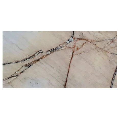 Angora Gold White Exotic Marble Polished Floor and Wall Tile