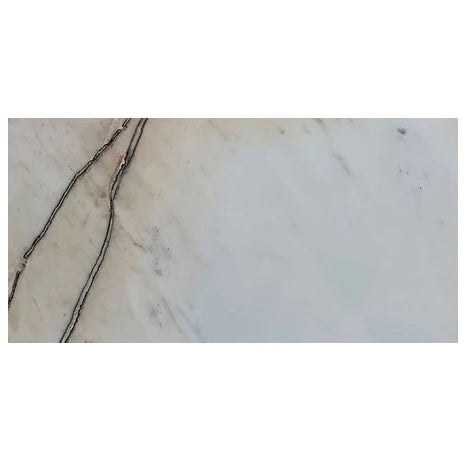 Angora Gold White Exotic Marble Polished Floor and Wall Tile