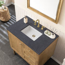 James Martin Laurent 36" Dual Mount Single Bathroom Vanity, Light Natural Oak