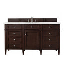 James Martin Brittany 60" Single Bathroom Vanity, Burnished Mahogany