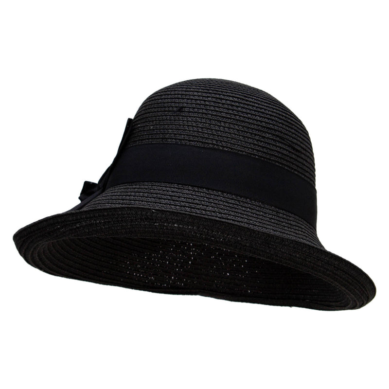 Women's Paper Braid Turned Brim Hat