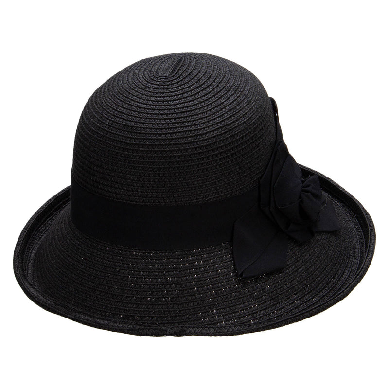 Women's Paper Braid Turned Brim Hat