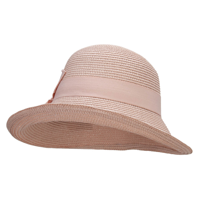 Women's Paper Braid Turned Brim Hat