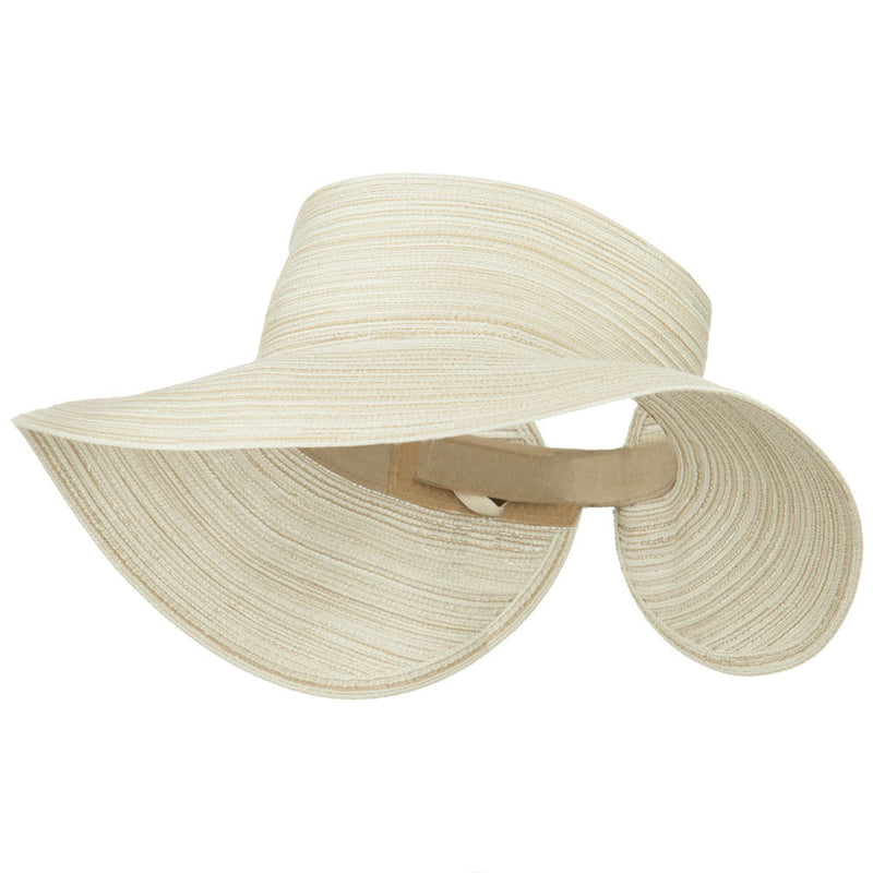 UPF 40+ Poly Braid Roll Up Visor