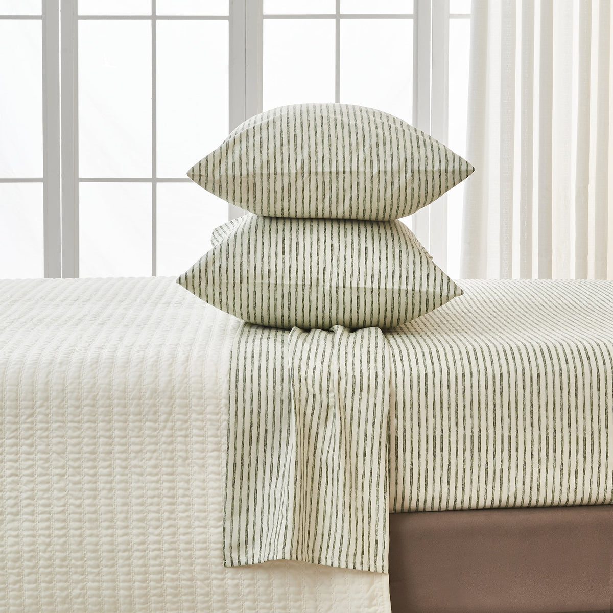 Striped Sheet Set - Evette Collection, photo 20 of 40