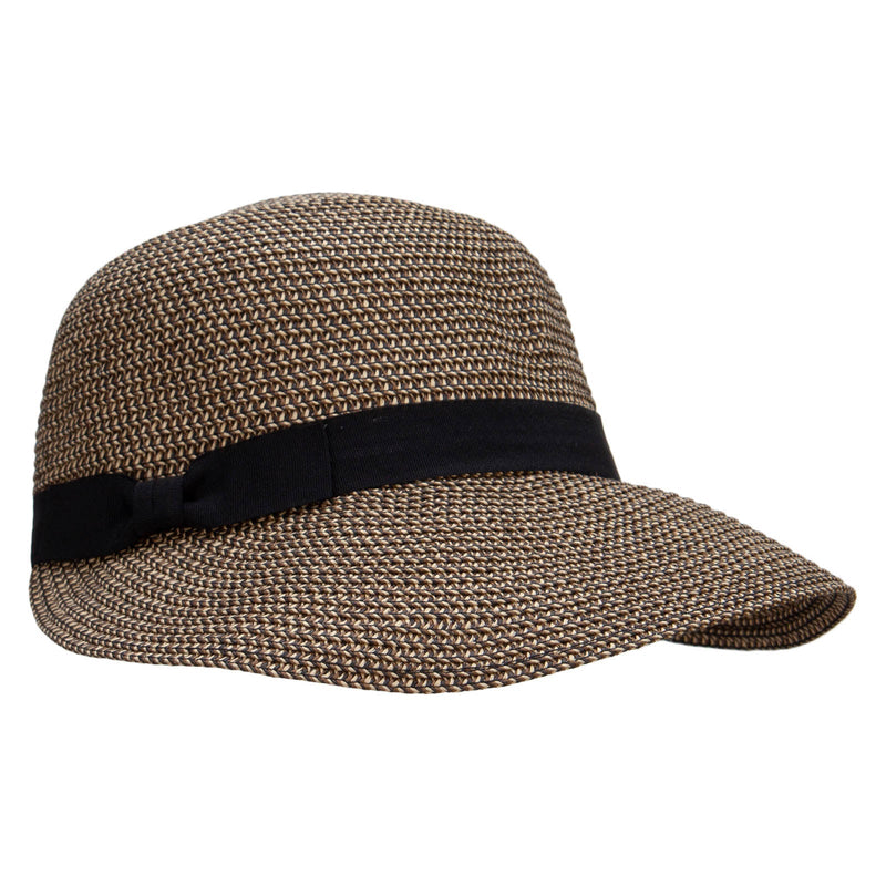 Women's Paper Braid Front 4 Inch Brim Hat