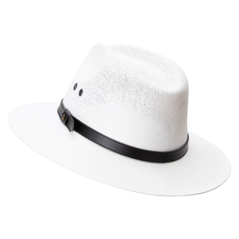 Woven Paper 3 in brim Fedora Hat