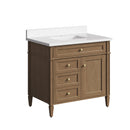James Martin Brittany 36" Single Bathroom Vanity, Pecan