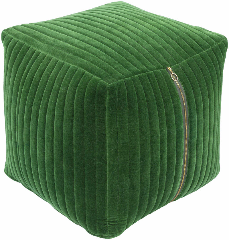 Rubbach Dark Green Pouf