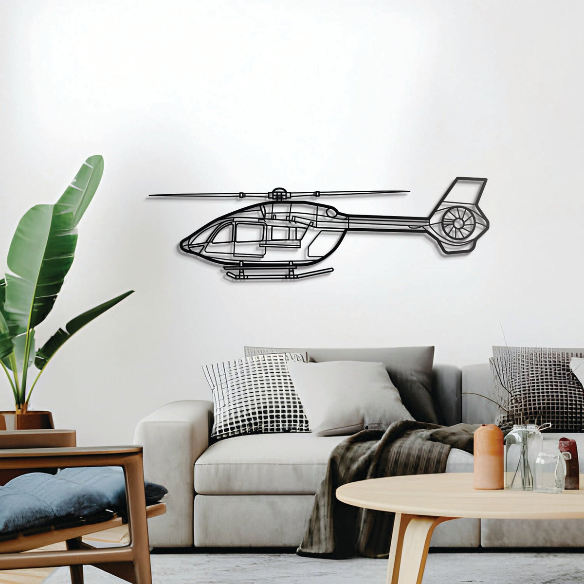 H145 Metal Aircraft Wall Art - NCP0094, photo 2 of 5