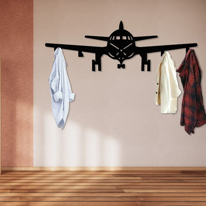 Aircraft Silhouette Coat Rack