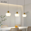 GobekUsa Acrylic LED Hanging Lamp for Minimalist Bedroom Decor
