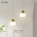 GobekUsa Acrylic LED Hanging Lamp for Minimalist Bedroom Decor