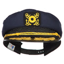 Adjustable Gold Leaf Captain Hat