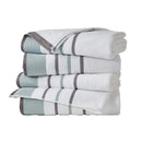 Decorative Cotton Stripe Bath Towel Set - Noelle Collection by Great Bay Home