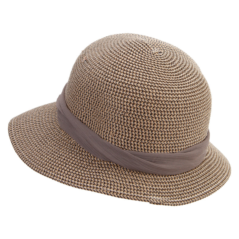 Women's Asymmetrical Paper Braid Hat