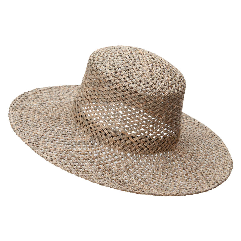 Womens Seagrass weave Hat