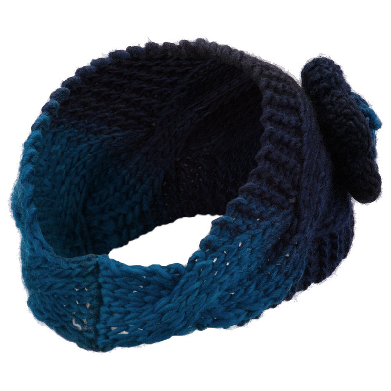 Flower Acrylic Knit Head Band for Ladies