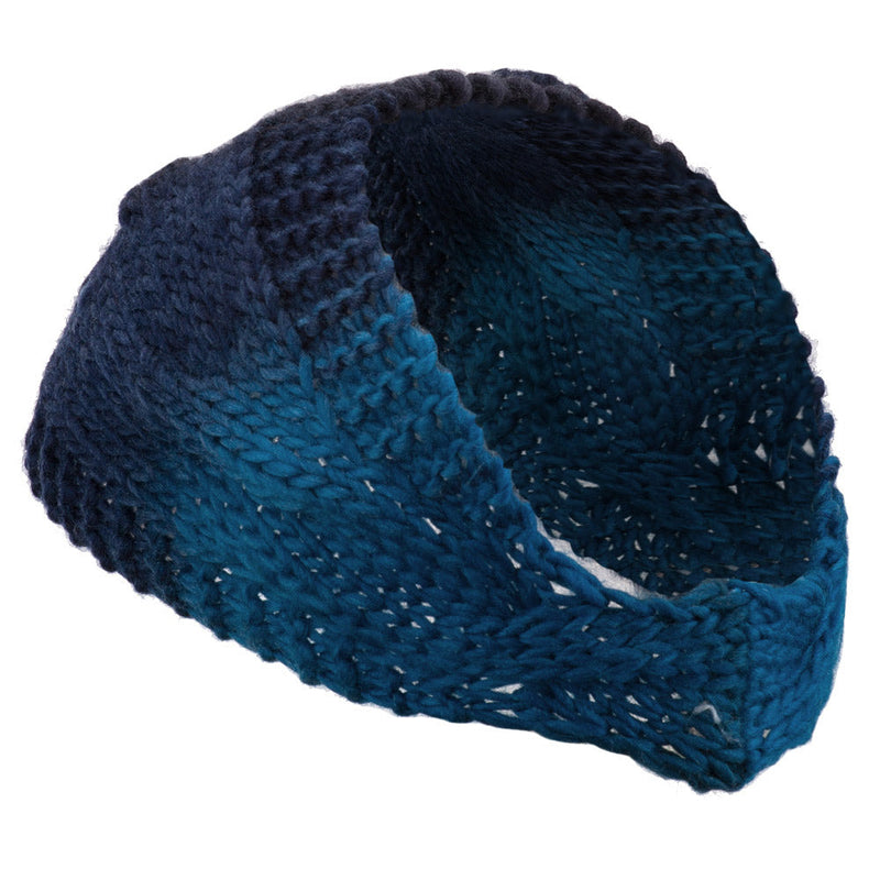 Flower Acrylic Knit Head Band for Ladies