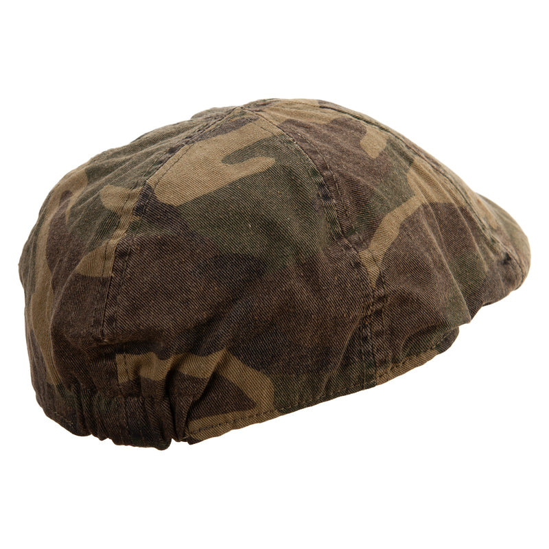 Washed Camo Ivy Cap with Elastic Band