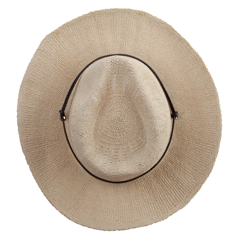 Women's Large Flat Brim Fedora Hat