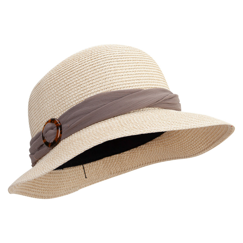 Women's Asymmetrical Paper Braid Hat