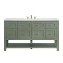 James Martin Breckenridge 60" Single Bathroom Vanity, Smokey Celadon