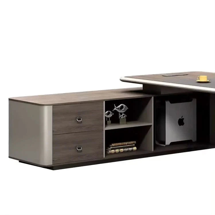 Teller · Modern L-Shaped Executive Desk, photo 12 of 13