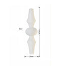 Akari-Style White Paper Wabi-Sabi Pendant Light