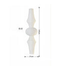 Akari-Style White Paper Wabi-Sabi Pendant Light