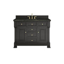 James Martin Brookfield 48" Single Bathroom Vanity, Black Onyx