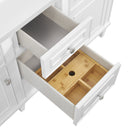 James Martin Lorelai 60" Double Bathroom Vanity, Bright White