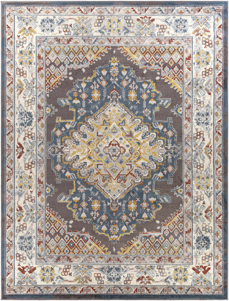 Haymond Brown Medallion Area Rug