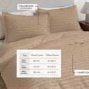 100% Cotton Honeycomb Waffle Duvet Set - Mattea Collection by Great Bay Home