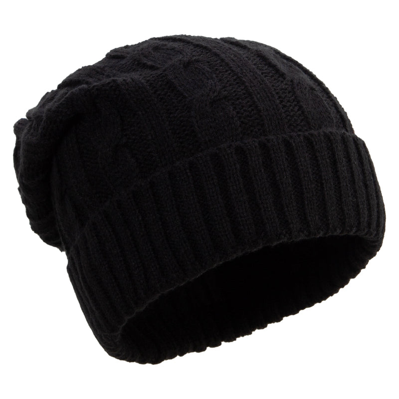 Big Size Cable Beanie