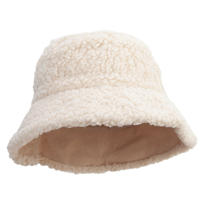 Women's Fleece Corduroy Bucket Hat
