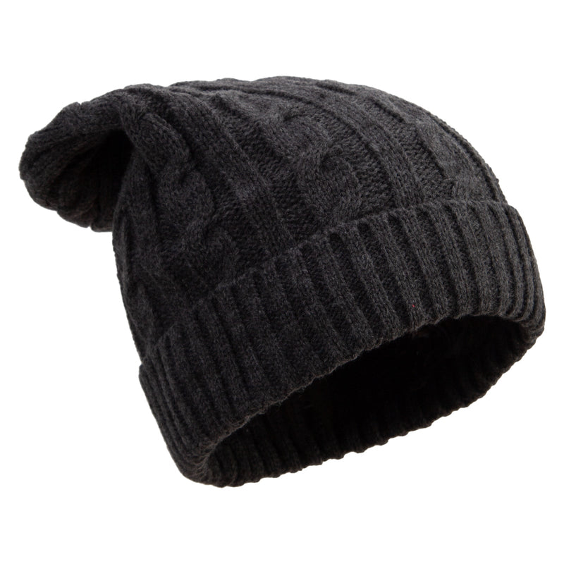 Big Size Cable Beanie
