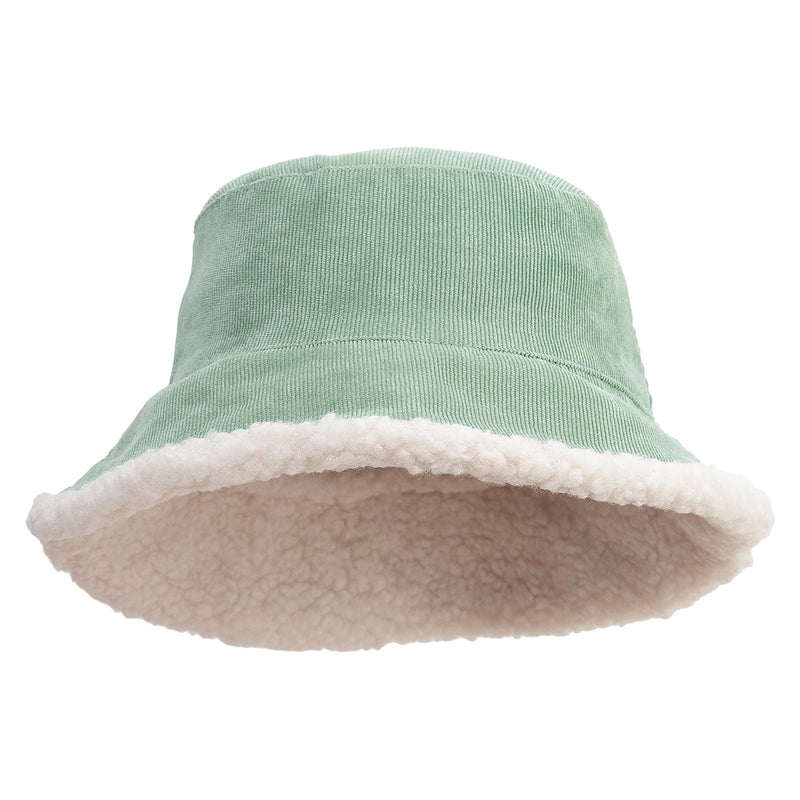 Women's Fleece Corduroy Bucket Hat