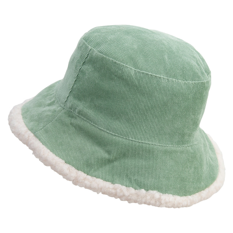 Women's Fleece Corduroy Bucket Hat