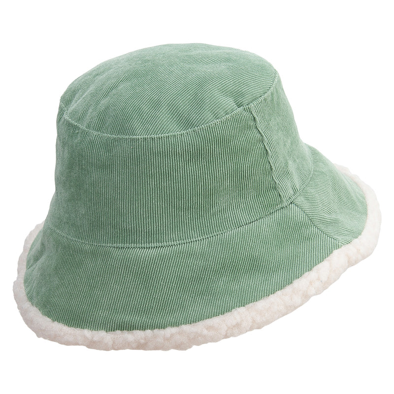 Women's Fleece Corduroy Bucket Hat