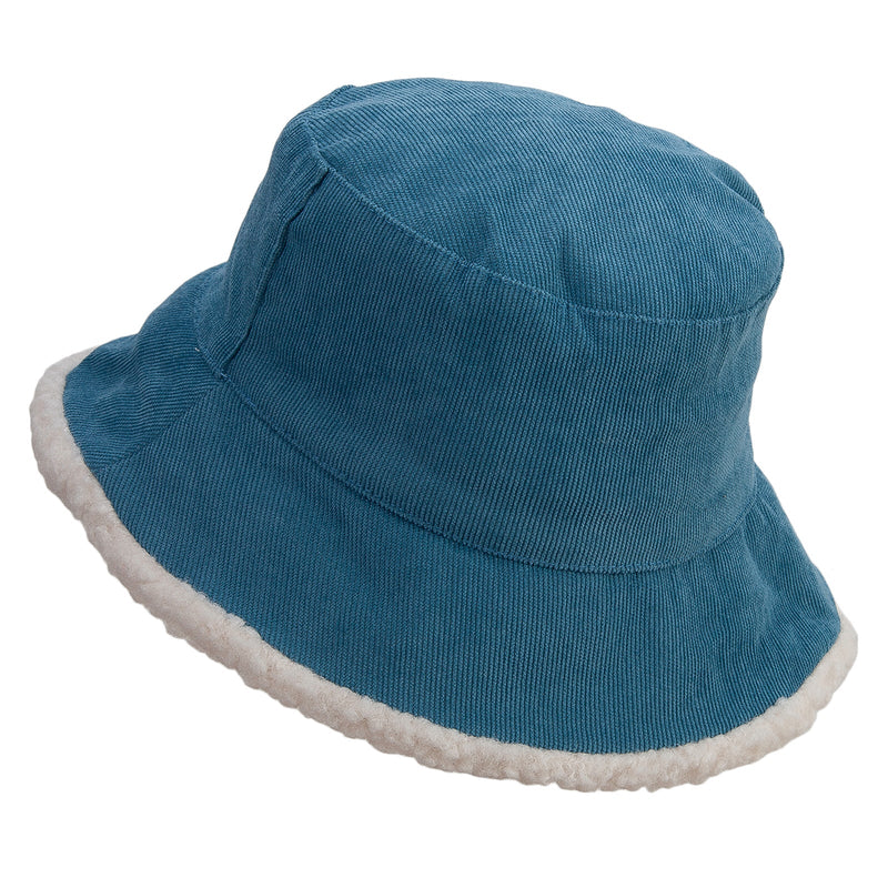 Women's Fleece Corduroy Bucket Hat