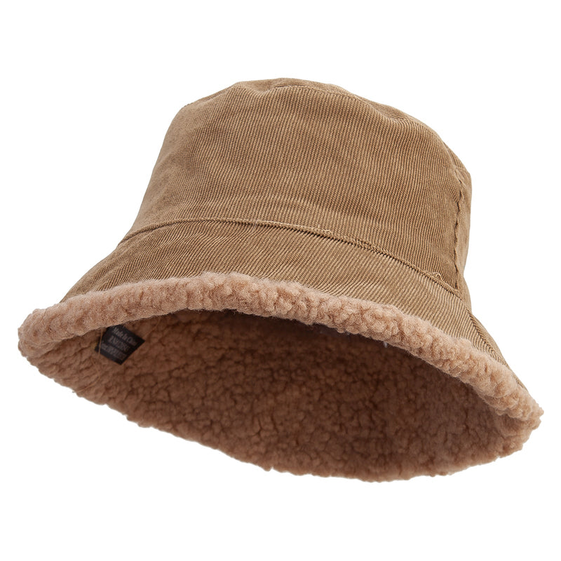 Women's Fleece Corduroy Bucket Hat