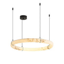 Alabaster Aura Circular Chandelier