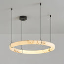 Alabaster Aura Circular Chandelier