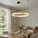 Alabaster Aura Circular Chandelier