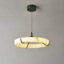 Alabaster Aura Circular Chandelier